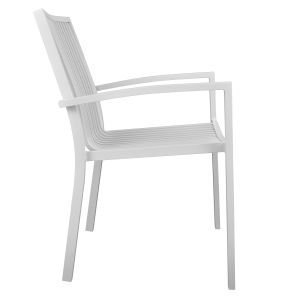 Градински алуминиев стол бял Hm5130,01 54,2x59x83,5cm