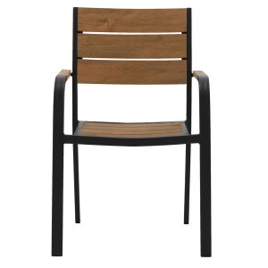 Градински алумниев стол Hm5127,02 55x56x85cm