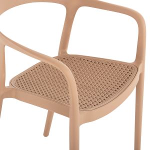 Градински комплект 3 части Cleo Hm21136 полипропилен в цвят капучино