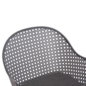 Garden set 3 pieces Orego Hm21106.01 aluminum in dark gray color
