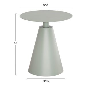 Garden set 3 pieces Orego Hm21106.06 aluminum in pistachio color