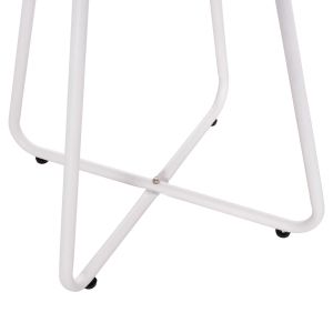 Garden set 3 pieces Orego Hm21107.02 aluminum and metal in white color