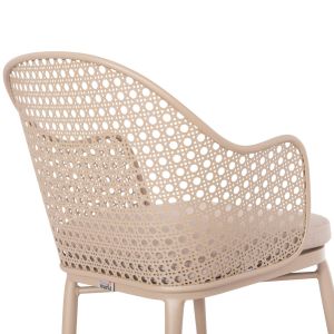 Garden set 3 pieces Orego Hm21107.03 aluminum and metal in cappuccino color