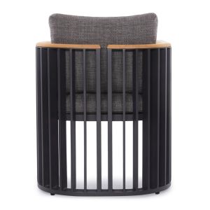 Garden set Eternity Sm21129.02 with table and 6 chairs - dark gray