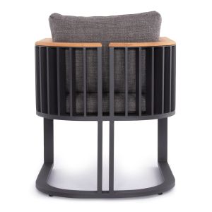 Garden set Eternity Sm21130.01 with table and 8 chairs - dark gray
