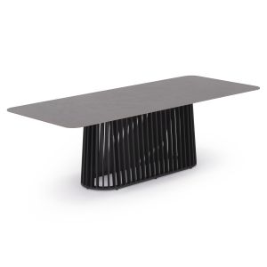 Garden set Eternity Sm21130.01 with table and 8 chairs - dark gray