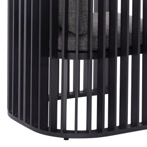 Garden set Eternity Sm21130.02 with table and 8 chairs - dark gray