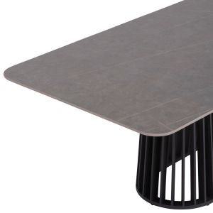 Garden set Eternity Sm21130.02 with table and 8 chairs - dark gray