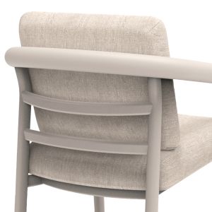 Градински комплект Eutopia Sm21128.02 с маса и 6 крем/бежов