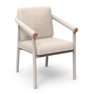 Градински комплект Eutopia Sm21128.02 с маса и 6 крем/бежов