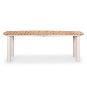 Градински комплект Eutopia Sm21128.02 с маса и 6 крем/бежов
