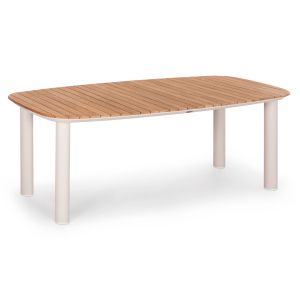 Градински комплект Eutopia Sm21128.02 с маса и 6 крем/бежов