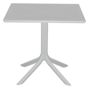 Градински комплект Groovy-gentle от 3 части от полипропилен в бял Цвят-cappuccino 80x80x74,5cm