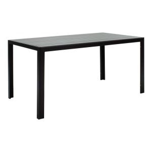 Garden set Nares-moly set 7 pcs. aluminum black-textile gray