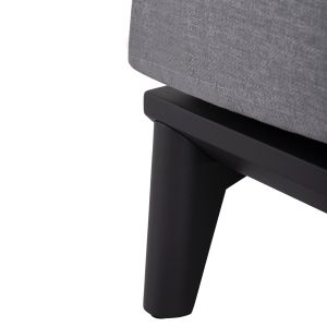 Градински комплект от 4 части Orion Corner Sm6191.01 тъмно сив алуминий и олефин