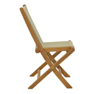 Градински сет 9 части Banou-pino тиково дърво в естествен цвят 180/240x100x75см