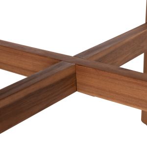 Garden set of 4 pieces Sanji Hm21213 acacia wood-aluminum frame-rope