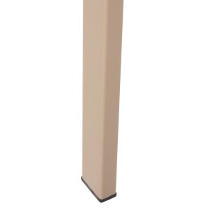 Garden chair Aluminum Saga Hm5127,04 champagne - Polywood seat and backrest 55x52x86cm