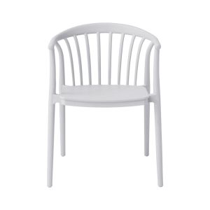 Градински стол Fl7100 Mira бял цвят 51x56x77cm