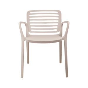Градински стол Fl7109 Layla бежов цвят 55x59x78см