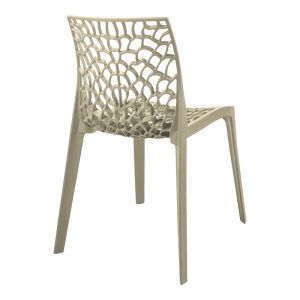 Градински стол Hush в цвят капучино 50x57x81см
