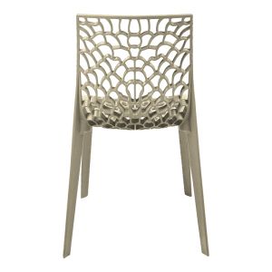Градински стол Hush в цвят капучино 50x57x81см