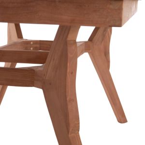 Garden dining set Wonder Hm21290 table and 4 dining chairs, foldable - teak wood