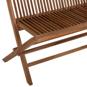 Garden dining set 3pcs Kendall Hm11952 solid teak wood in natural color