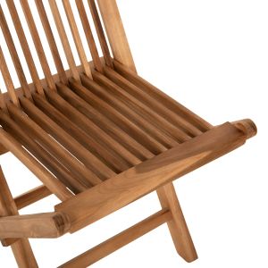 Garden dining set 5pcs Kendall Hm11955 solid teak wood in natural color