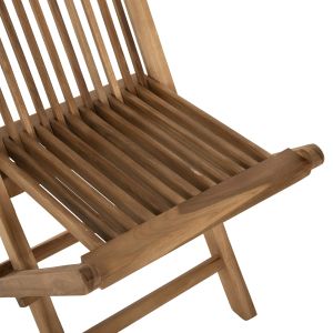 Garden dining set 5pcs Kendall Hm11956 solid teak wood in natural color