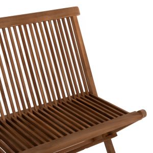 Garden dining set 6pcs Kendall Hm11954 solid teak wood in natural color