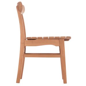 Градински трапезен стол Robbie Hm18115 тиково дърво - естествен цвят 48x51x82всм.