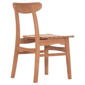 Градински трапезен стол Robbie Hm18115 тиково дърво - естествен цвят 48x51x82всм.