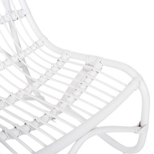 Градинско кресло Grinn Hm9815,03 Rattan Rods In White Color 56,5x73,5x79,5hcm