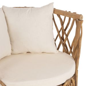 Градинско кресло Kaan Naturally Hm5994 от масивно тиково дърво 95x89x80hcm