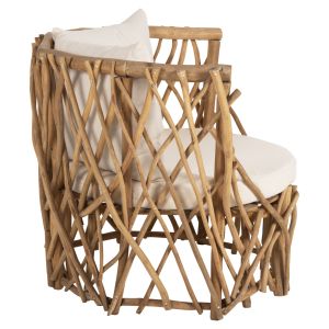 Градинско кресло Kaan Naturally Hm5994 от масивно тиково дърво 95x89x80hcm