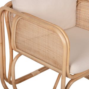 Градинско кресло Wendy Hm9816 от ратан 73x72x84hcm