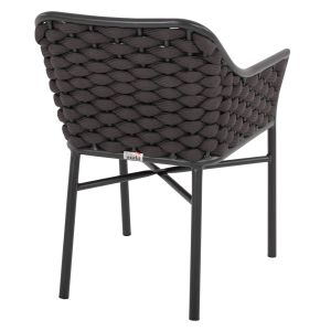 Градинско кресло алуминий - въже 56x58x76hcм Hm5858,01