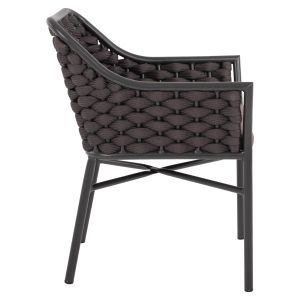 Градинско кресло алуминий - въже 56x58x76hcм Hm5858,01
