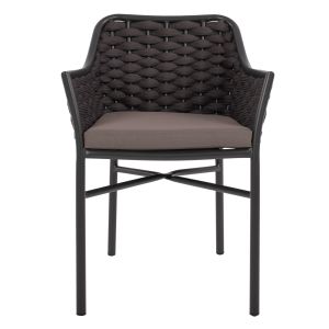 Градинско кресло алуминий - въже 56x58x76hcм Hm5858,01