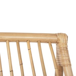 Градинско кресло за дневна Grinn Hm9815,01 от ратан в естествен цвят 60x85x93cm