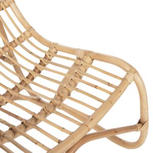 Градинско кресло за дневна Grinn Hm9815,01 от ратан в естествен цвят 60x85x93cm