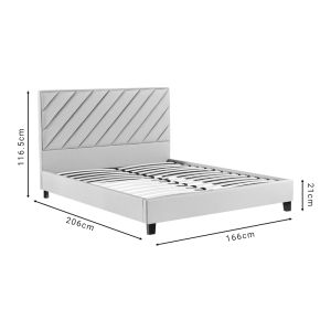 Двойно легло Franky висок клас изкуствена кожа Pu 160x200cм