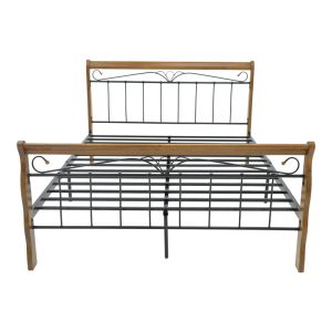 Двойно легло Verpen ���� �� ������ ��������-черен метал 150x200см