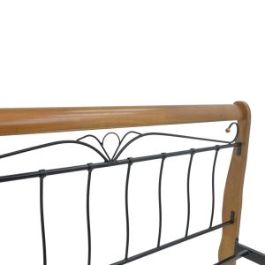 Двойно легло Verpen ���� �� ������ ��������-черен метал 150x200см