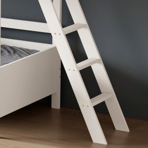 Bunk bed with 2 mattresses combo Hm21316 pine wood in white - for mattresses 90x190cm