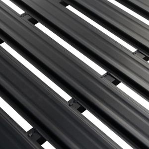 Двуетажно метално легло Bunk черен цвят 90x190 Hm328,01