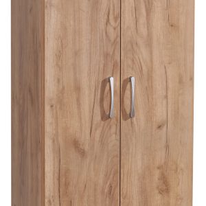 2 doors wardrobe Jonar oak melamine 60x42x180cm