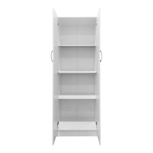 Lego double-door wardrobe in white color 60x42x180cm