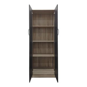 Lego double-door wardrobe in Sonoma-dark gray 60x42x180cm